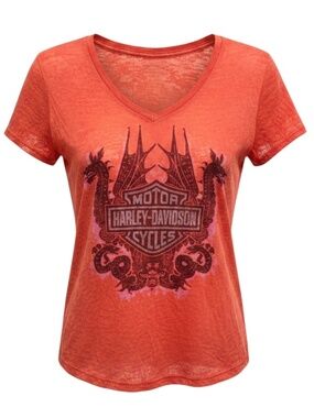 Vintage Harley‑Davidson Rome Italy Tee